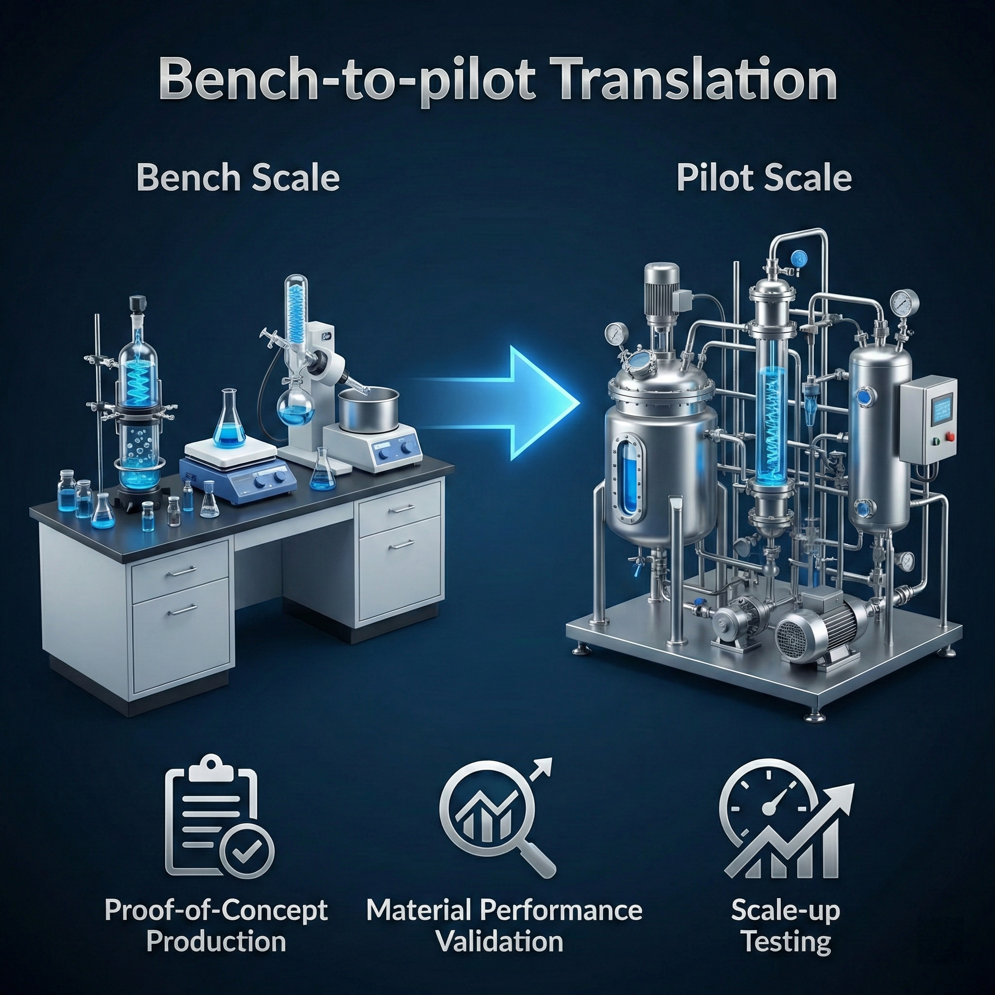 Bench-to-pilot translation